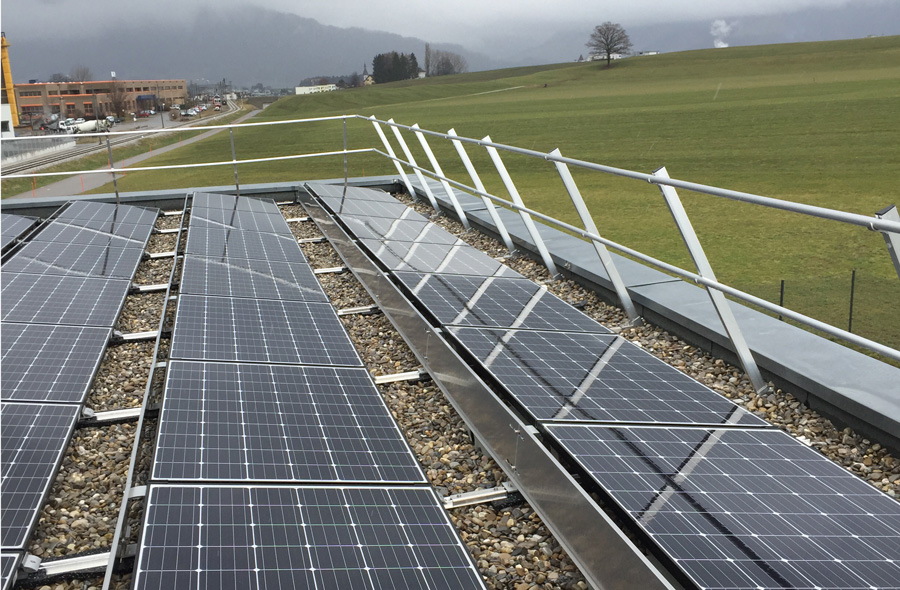 Garde-corps GESA panneau solaire